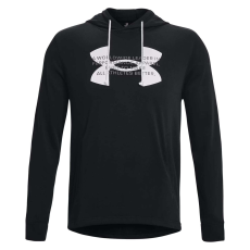 Under Armour rivális Terry logós kapucnis pulóver 1373382001 Férfi Fekete S