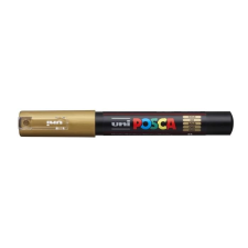 UNI Dekormarker, 0,7-1,0 mm,  "Posca", arany filctoll, marker