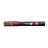 UNI Dekormarker, 0,7-1,0 mm, UNI "Posca PC-1M", barna