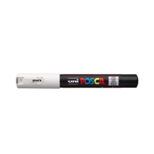 UNI Dekormarker 0,7-1mm, Uni Posca PC-1M fehér filctoll, marker