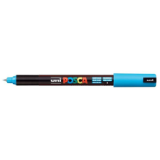 UNI Dekormarker, 0,7 mm, UNI "Posca PC-1MR", világoskék filctoll, marker