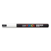 UNI Dekormarker, 0,7 mm, UNI "Posca PC-1MR", fehér