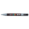 UNI Dekormarker, 0,9-1,3 mm, UNI "Posca PC-3M", szürke