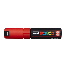 UNI Dekormarker 8mm, Uni Posca PC-8K piros filctoll, marker
