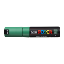 UNI Dekormarker 8mm, Uni Posca PC-8K zöld filctoll, marker
