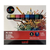 UNI Dekormarker készlet, 1,8-2,5 mm, UNI "Posca PC-5M", 8 különböző szín