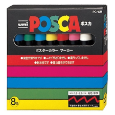 UNI Filctoll uni posca pc-5m 8 db/készlet 2upc5m8db filctoll, marker