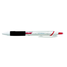 UNI Golyóstoll, 0,5 mm, nyomógombos, fehér tolltest, UNI "SXN-155 Jetstream", piros toll