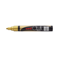 UNI Krétamarker 1,8-2,5mm, PWE-5M arany (2UPWE5MA) filctoll, marker