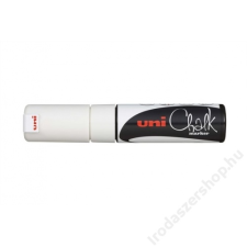 UNI Krétamarker, 8 mm, UNI PWE-8K, fehér (TUPWE8KFE) filctoll, marker
