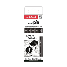 UNI Pin Manga Shonen 5 darabos rajzmarker készlet (2UPIN5PASP013) filctoll, marker