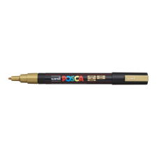 UNI Posca 0,9-1,3 mm Dekormarker - Arany (PC-3M GOLD) filctoll, marker