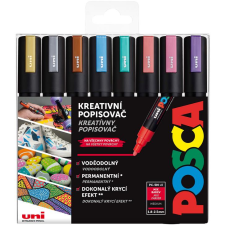  UNI Posca 5M 8 pcs metallic (5012788006582) filctoll, marker
