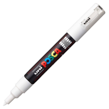 UNI Posca PC-1M 0.7mm Extra-Fine Marker - Fehér filctoll, marker