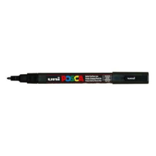 UNI Posca PC-3M dekormarker fekete (PC-3M BLACK(E)) filctoll, marker