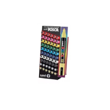 UNI Posca PC-5M 1,8-2,5 mm Dekormarker készlet - Vegyes színek (60 db / csomag) (123927000) filctoll, marker
