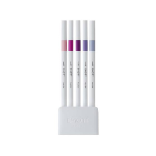 UNI Tűfilc uni emott 5db-os készlet 0,4mm (babarózsaszín, pink, mályva, lila, tengeri köd) 2uemottno7 filctoll, marker