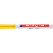 UNIBALL Lakkmarker, 2-4 mm, EDDING 750, sárga filctoll, marker