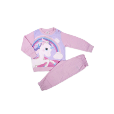  Unicorn hosszú ujjú gyermek pizsama UNI0422, rózsaszín, 95 CM