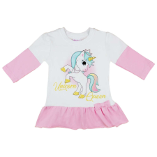  Unicorn Queen Unikornis hosszú ujjú lányka tunika lányka ruha