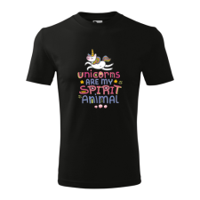  Unicorns are my spirit animal feliratos póló ajándéktárgy