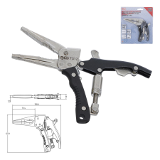 Unicraft Fogó patent pisztoly formájú speciális hosszú vékony pofa - BGS fogó