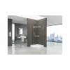 Unicspot Ötszögletű üveg zuhanykabin tálcával sima 90x90x185