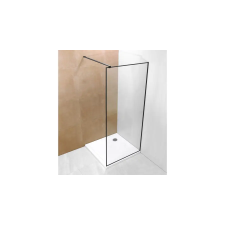 Unicspot Zuhanyfal fekete szegélyű 100x190 A-20P-3 kád, zuhanykabin
