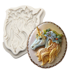  Unikornis fondant forma, szilikon, 12×8,5 cm sütés és főzés