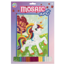 UNIKORNIS Fun csillámos habszivacs mozaikos kreatív szett kreatív és készségfejlesztő