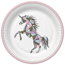  Unikornis Graphic Wild papírtányér 8 db-os 18 cm party kellék