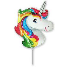 Unikornis Head fólia lufi 36 cm (WP) party kellék
