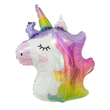 UNIKORNIS Head fólia lufi 75 cm party kellék