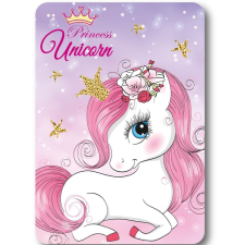Unikornis polár takaró (princess) lakástextília
