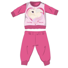  Unikornis téli pamut baba pizsama - interlock pizsama - pink - 80