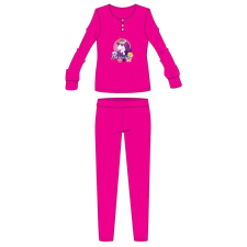  Unikornis téli pamut gyerek pizsama - interlock pizsama - pink - 116 gyerek hálóing, pizsama