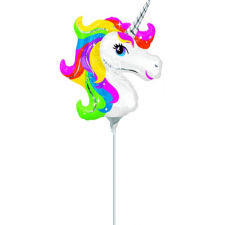 UNIKORNIS Unikornis Rainbow mini fólia lufi 25 cm (WP) party kellék