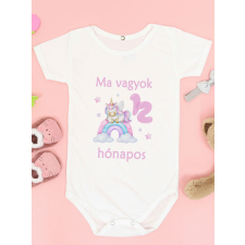 Unikornisos body kislányoknak - 1 éves lettem kombidressz, body
