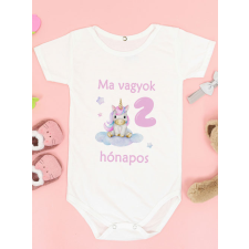 Unikornisos body kislányoknak - 2 hónapos lettem kombidressz, body