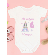 Unikornisos body kislányoknak - 6 hónapos lettem kombidressz, body