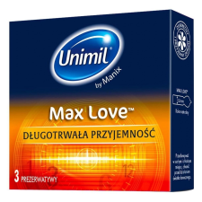Unimil Max Love óvszer (3 db) óvszer