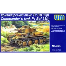  Unimodels Pz Bef 38 (t) Commanders Tank 1:72 (UM351) makett