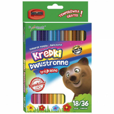 UNIPAP Bambino: Színes ceruza 18/36 db-os szett hegyezővel színes ceruza