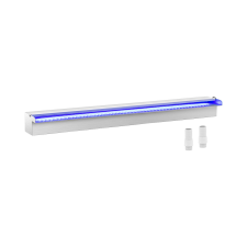 Uniprodo Medence szökőkút - 90 cm - LED világítás - kék/fehér medence kiegészítő