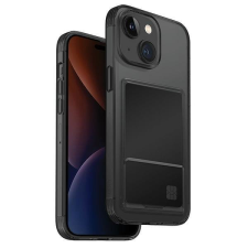 Uniq Air Fender ID tok iPhone 15 6.1" szürke színezett kártyatartóval tok és táska