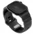 Uniq Alton Apple Watch 44/45/46/49mm gumis szilikon szíj, fekete