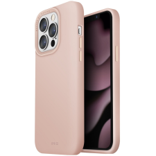 Uniq Apple iPhone 13 Pro, Szilikon tok, közepesen ütésálló, Uniq Lino, rózsaszín (8886463678107) tok és táska