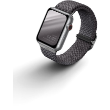 Uniq Aspen Braided Szíj Apple Watch 44/42mm okosórához - szürke okosóra kellék