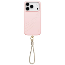 Uniq Coehl Serina Apple iPhone 17 Pro MagSafe tok csukló pánttal, rózsaszín tok és táska