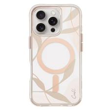 Uniq Coehl Verdure Magnetic Charging tok iPhone 16 Pro Max - rózsaszín mintás tok és táska